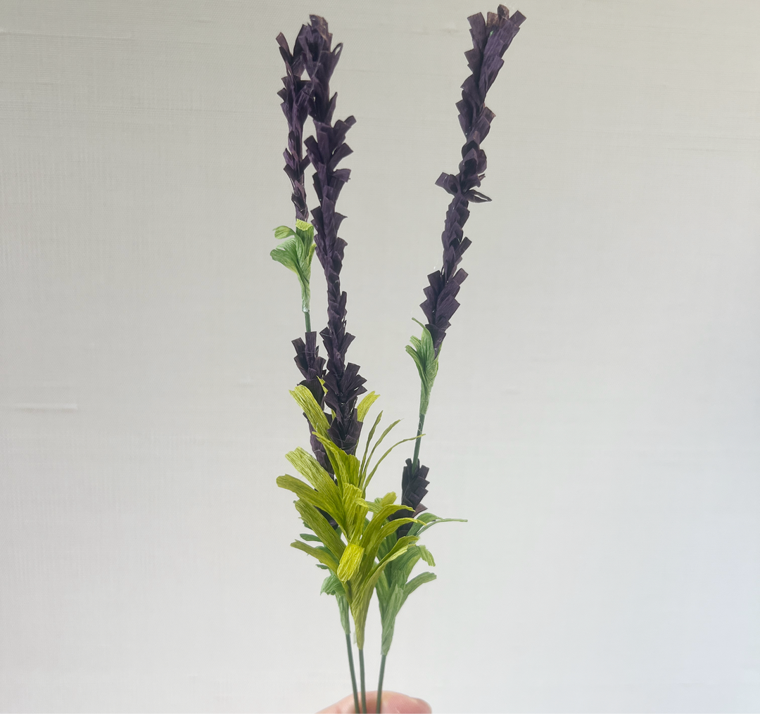 Paper Lavender Herb Stems