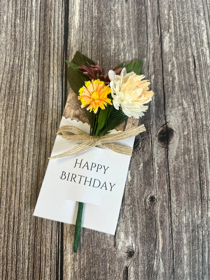 3D Flower Birthday Card