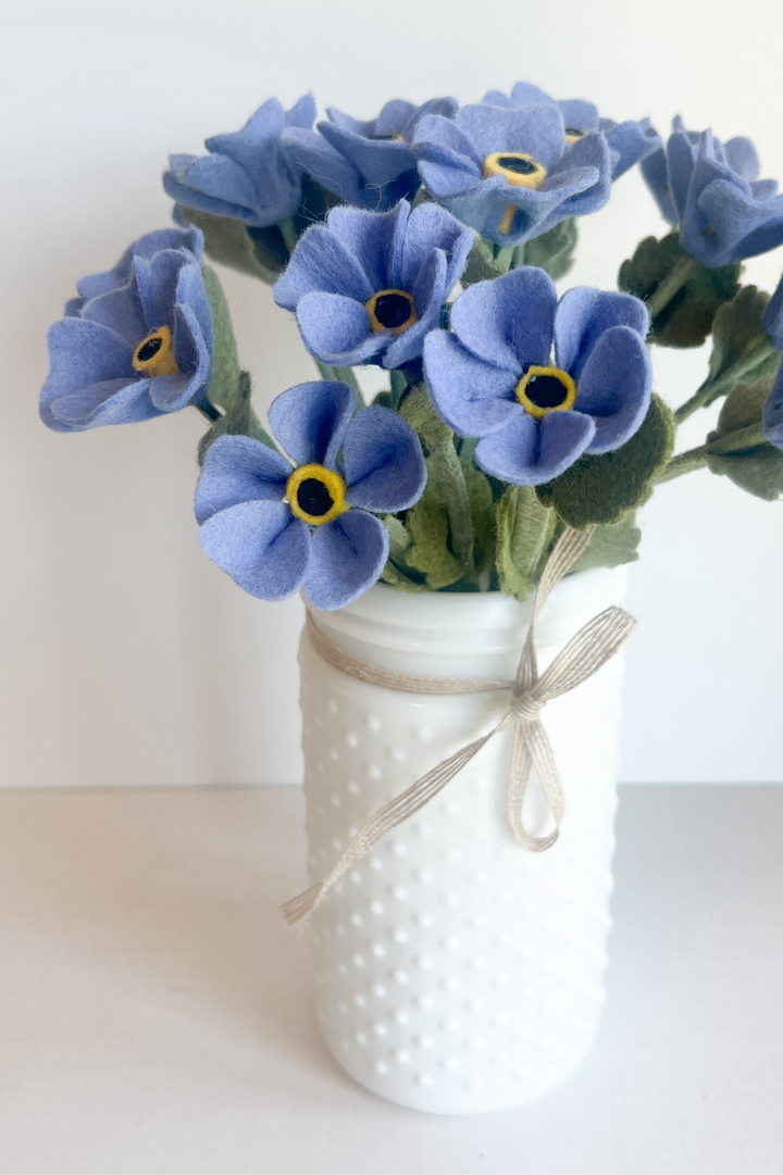 Forget Me Not Stems (Felt)