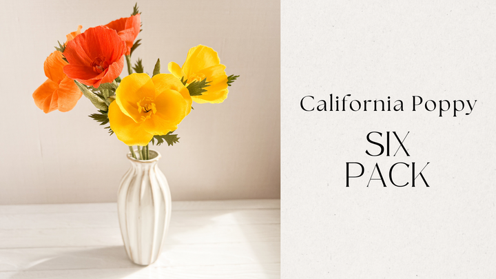 Paper California Poppy Stem (Paper)