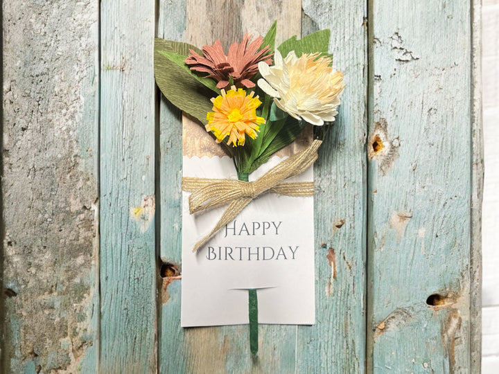 3D Flower Birthday Card