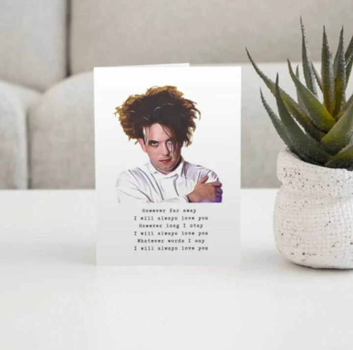 Robert Smith The Cure Greeting Card