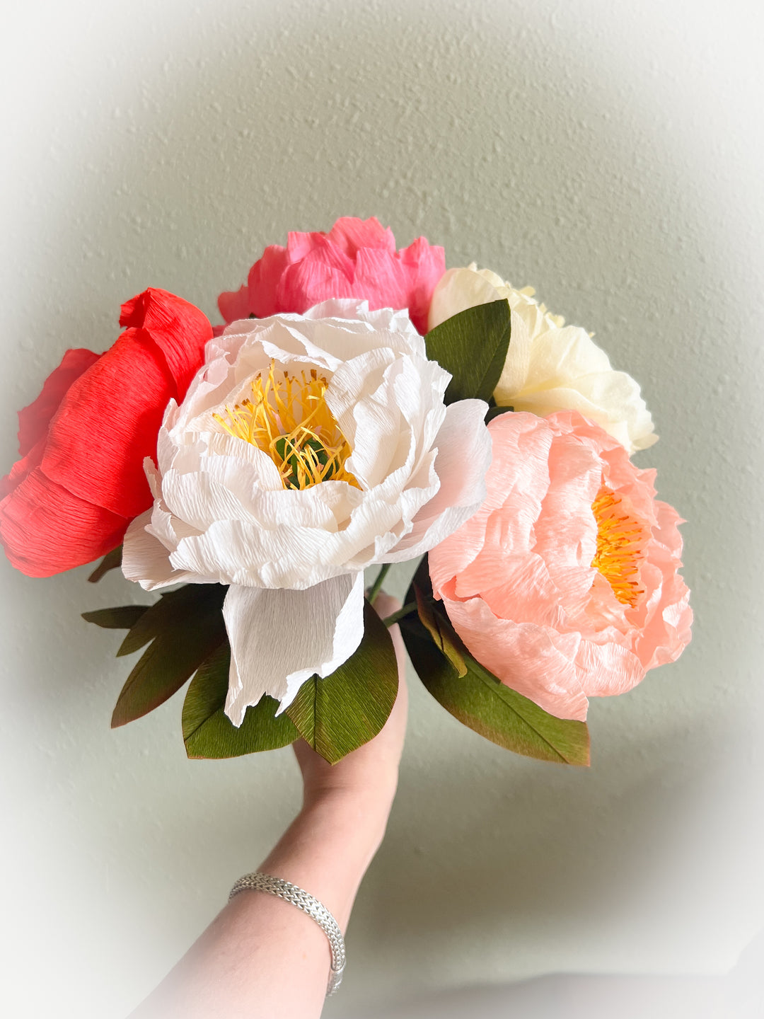 Charm Peony Stem (Paper)