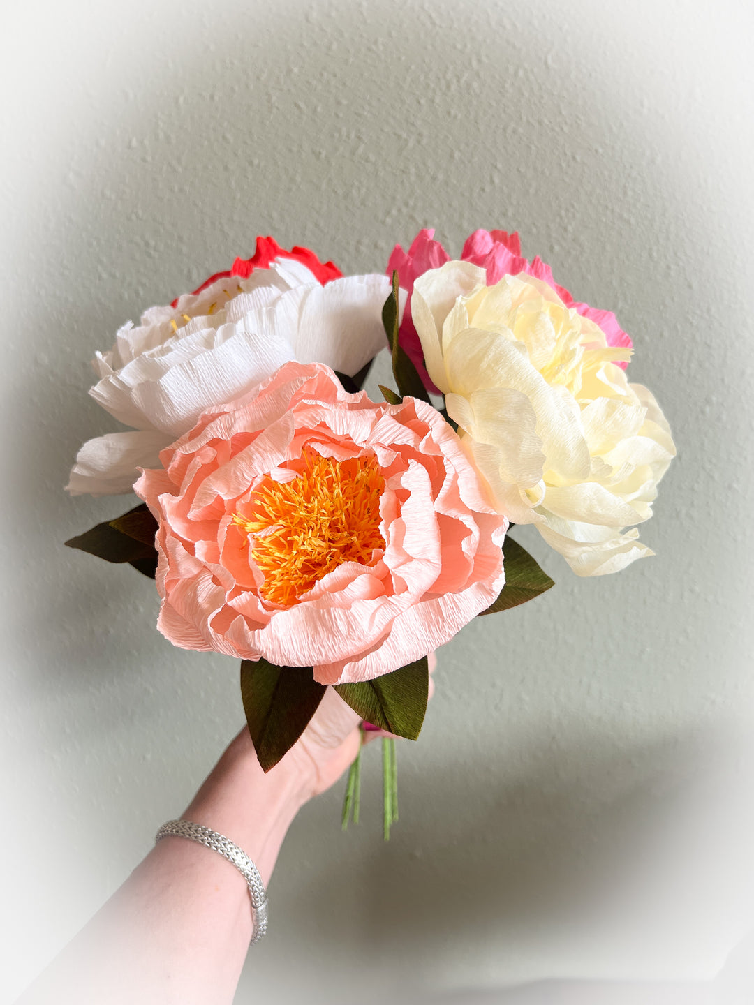 Charm Peony Stem (Paper)