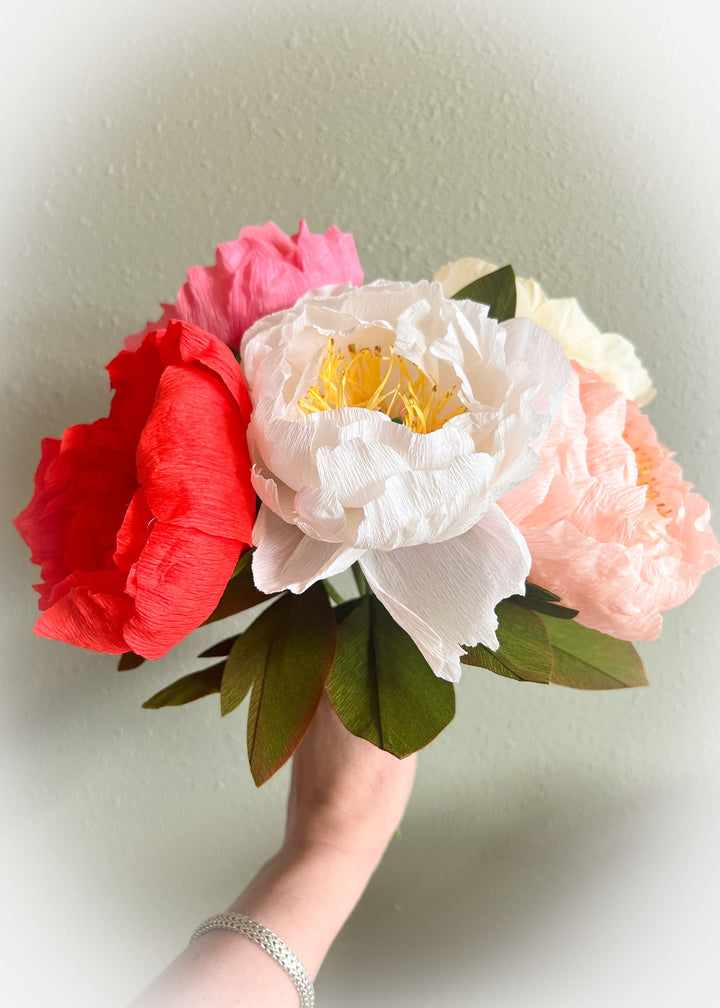 Charm Peony Stem (Paper)