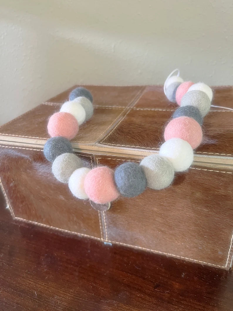 Pink & Grey Garland