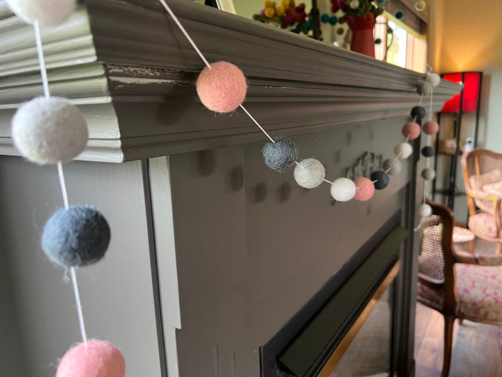 Pink & Grey Garland