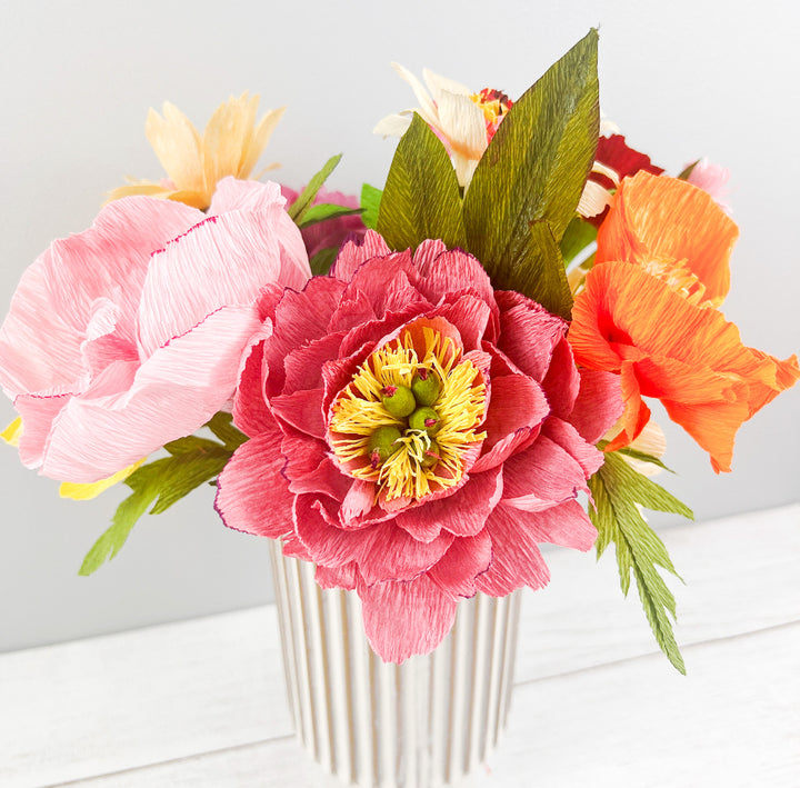 Charm Peony Stem (Paper)