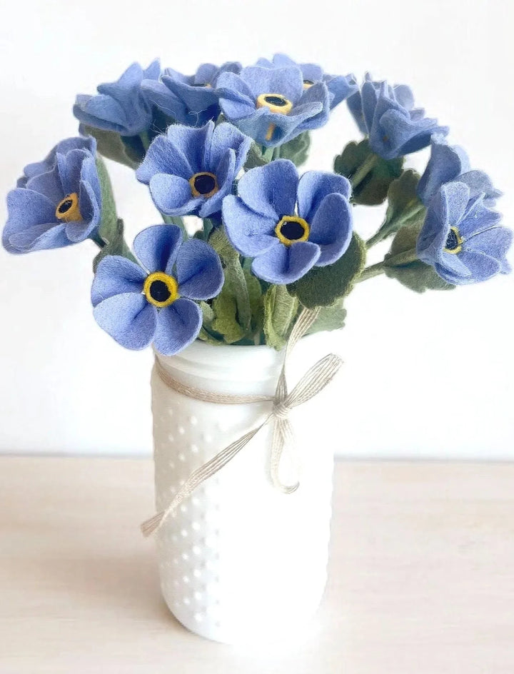 Forget Me Not Stems (Felt)