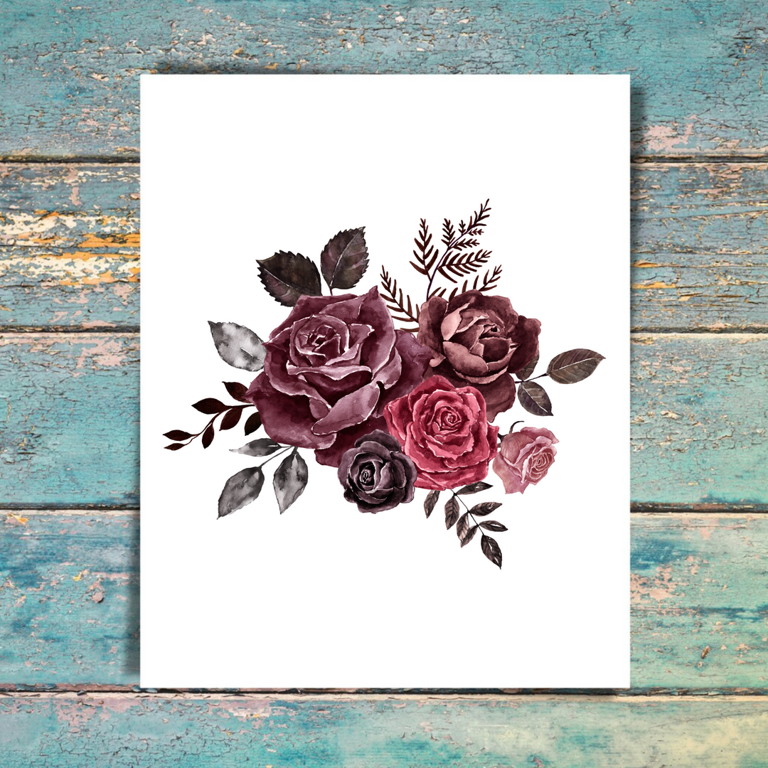 Moody Florals 5 Pack Note Cards