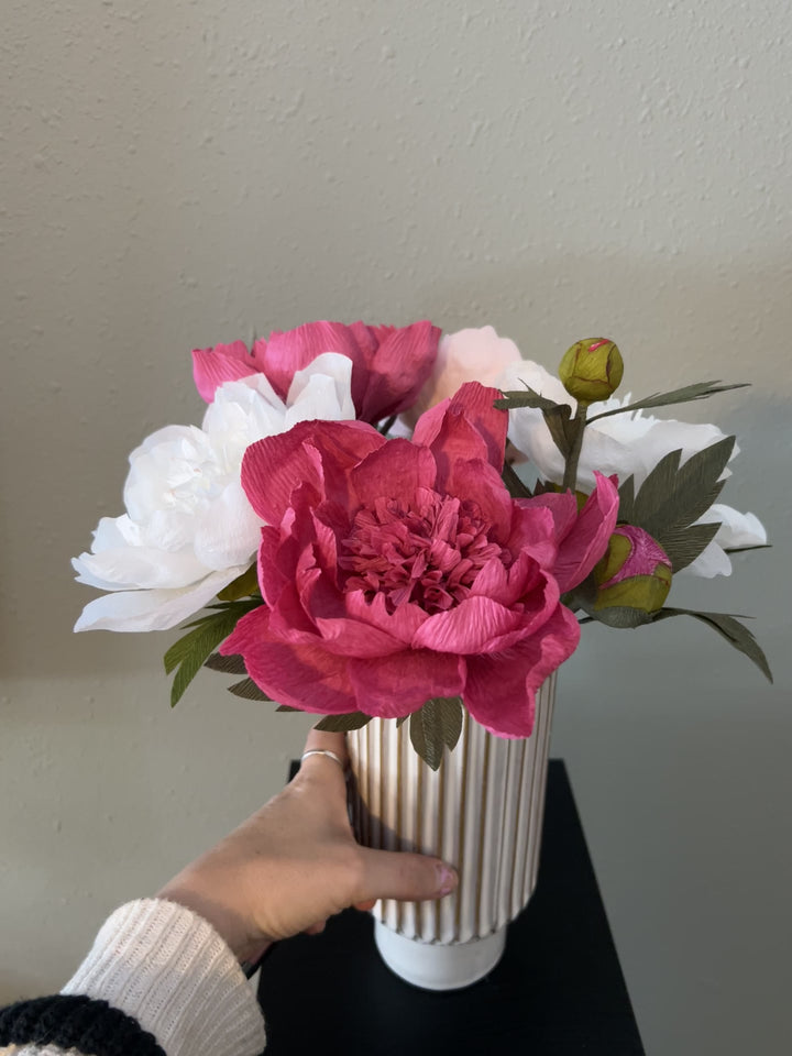 Duchess Peony Stem (Paper)