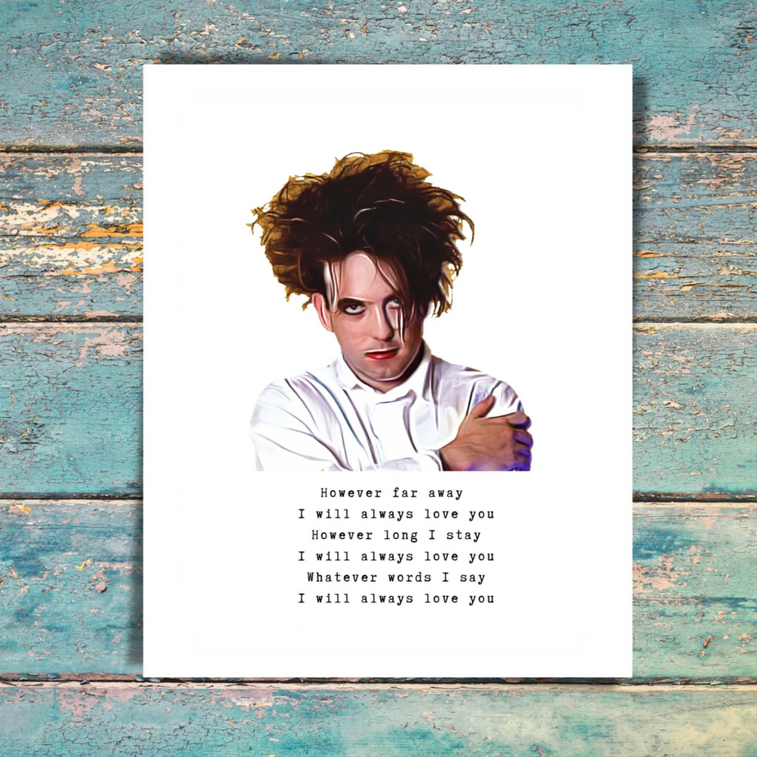 Robert Smith The Cure Greeting Card